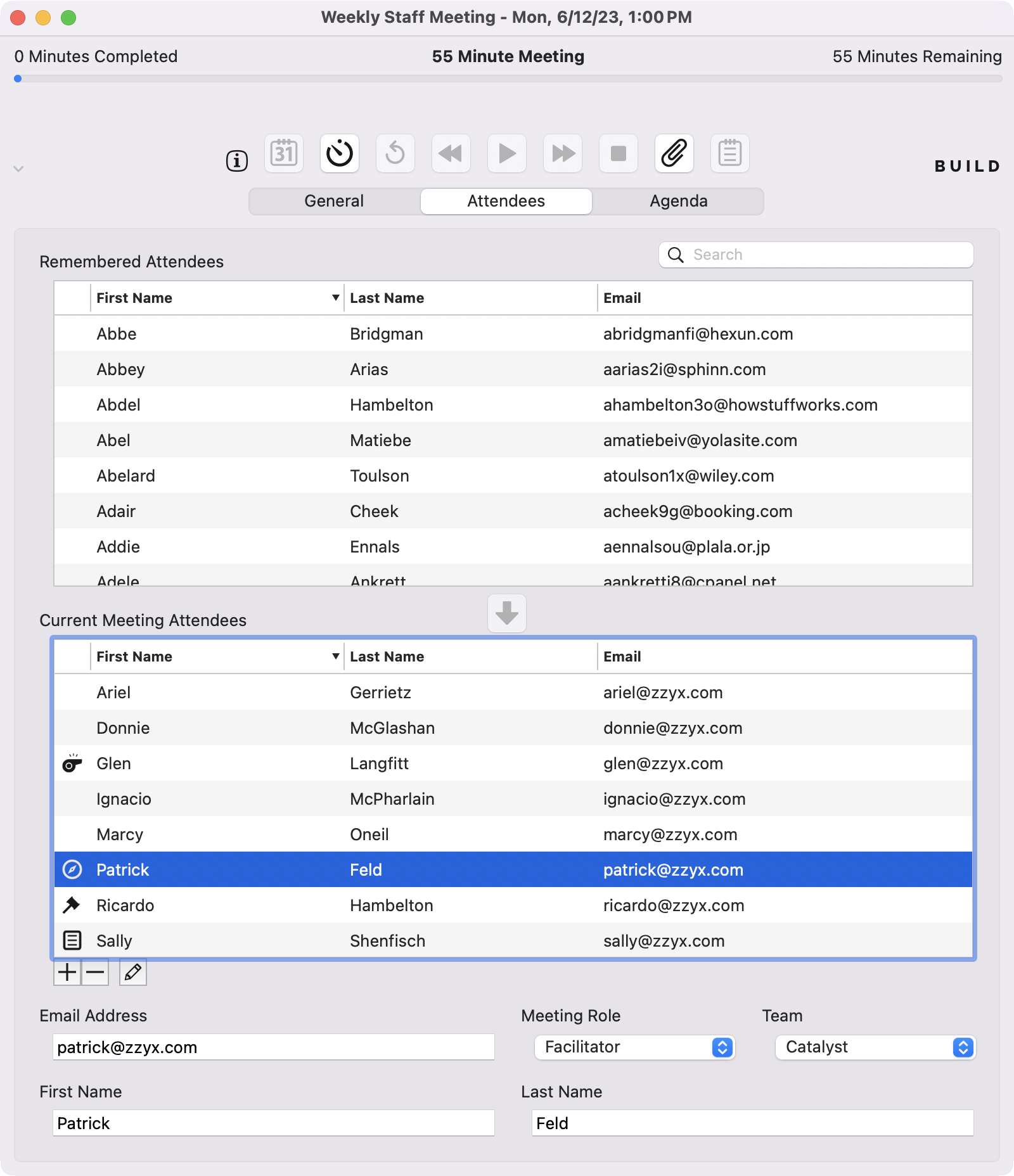 Summit Invite Attendees
