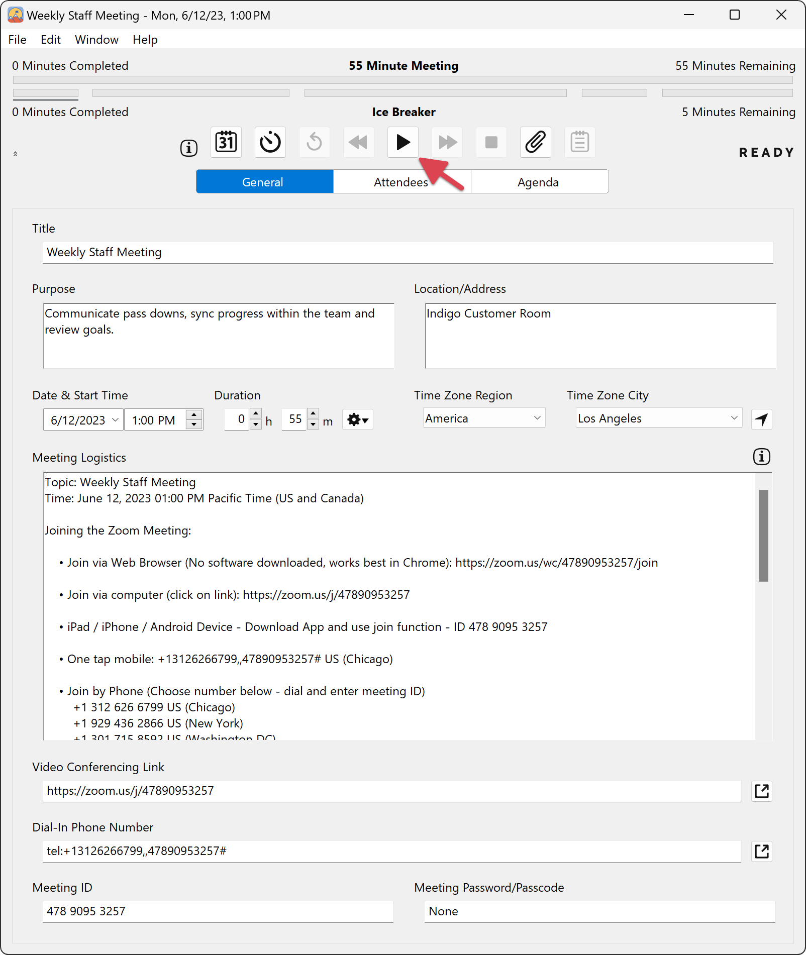 Summit Meeting Play Button